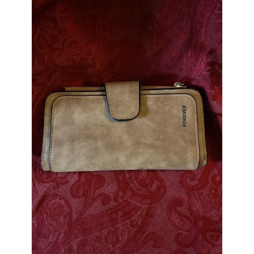 Women Forever Soft Suede? Wallet Long Clutch Card Holder Pouch Best Gift
